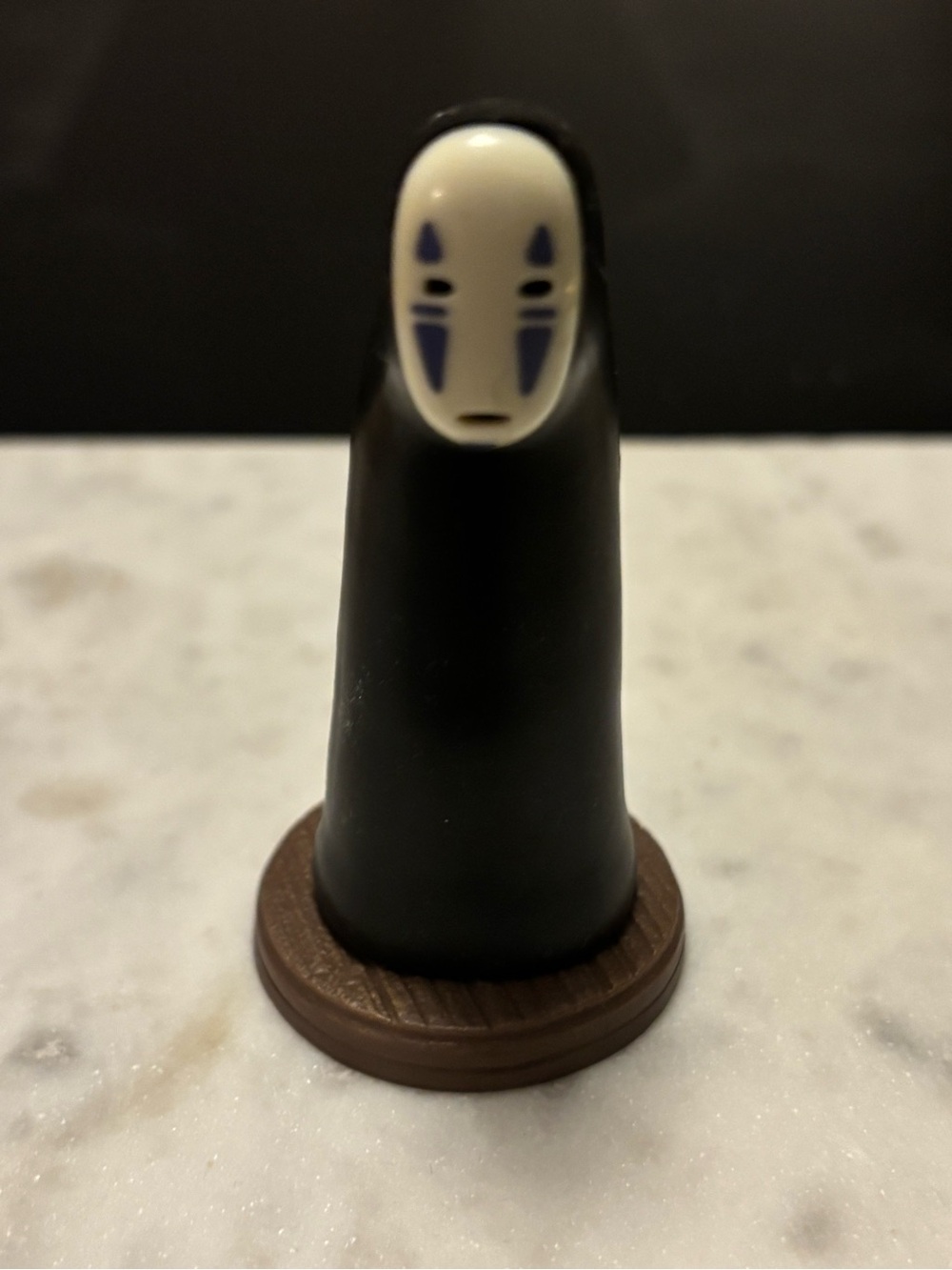 No-Face Black & White Figure Collectible Toy